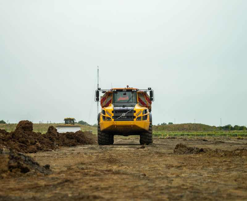 Construction & Civil Engineering - Dumper on Construction Site